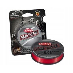 Berkley plecionka Nanofil 0.12mm 6.9kg 125m red